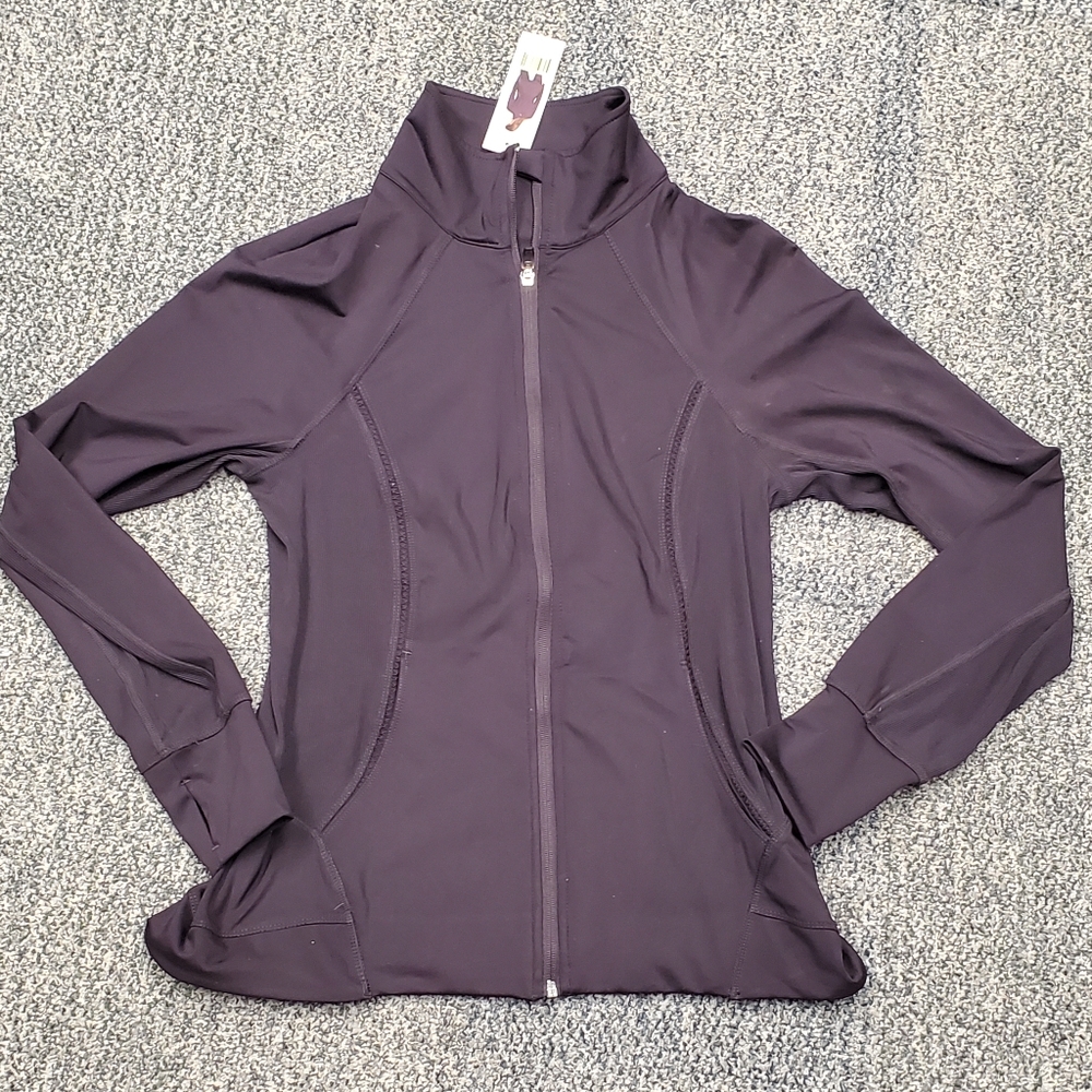Purple Zip-Up Jacket